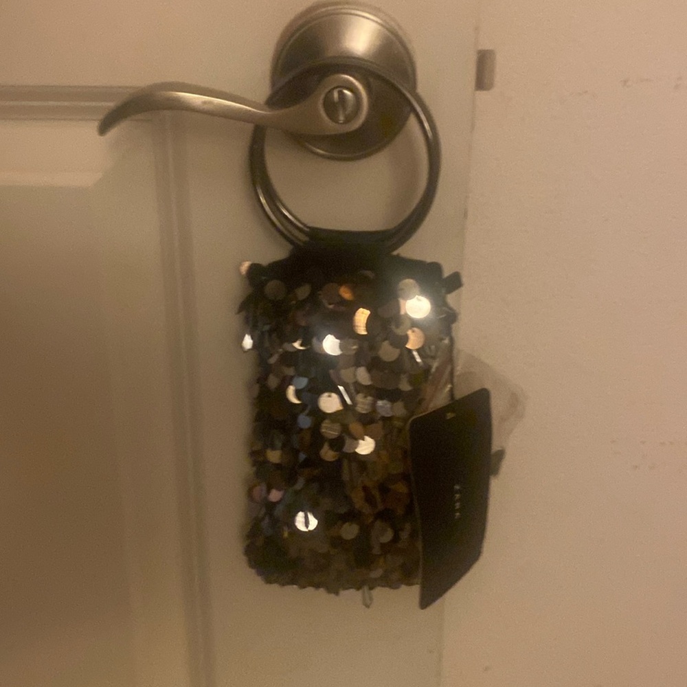 Zara Sequined Phone Purse